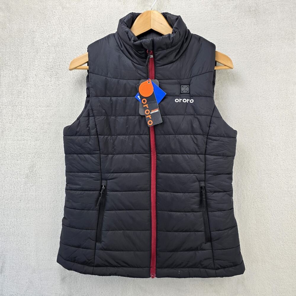 Ororo Heated Vest Womens Size Small Black Classic NO BATTERY